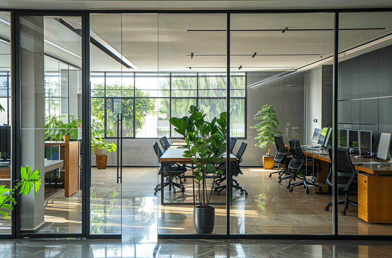 Sustainable Solutions: Eco-Friendly Glass Dividers for Green Workplaces
